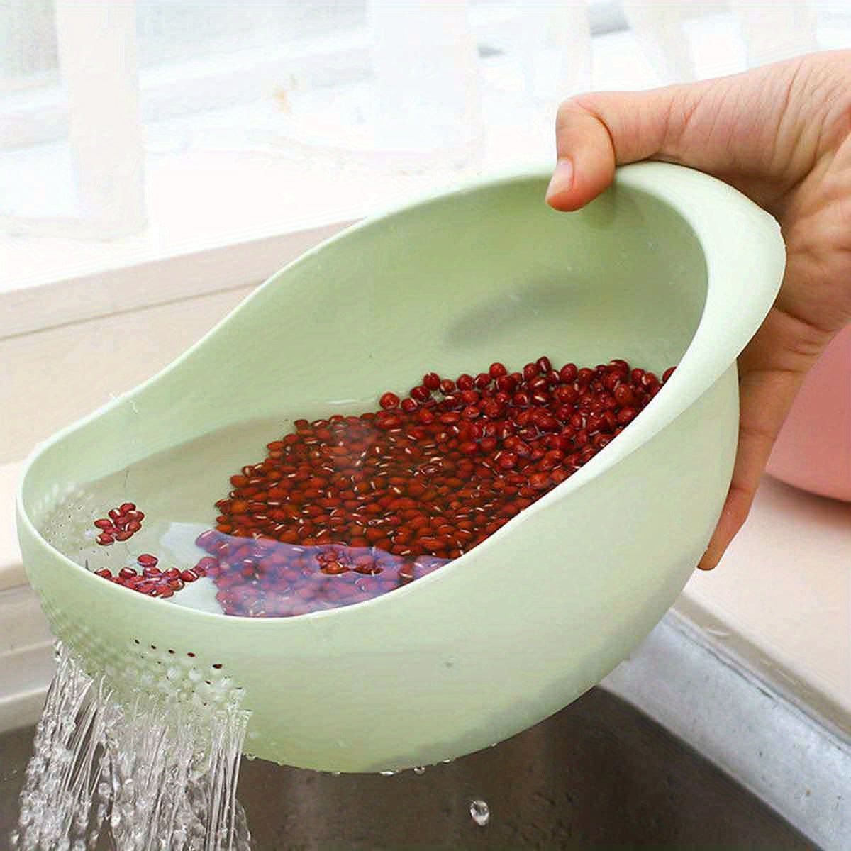 Kitchen Washing Basket Basin - Drain Water, Wash Rice