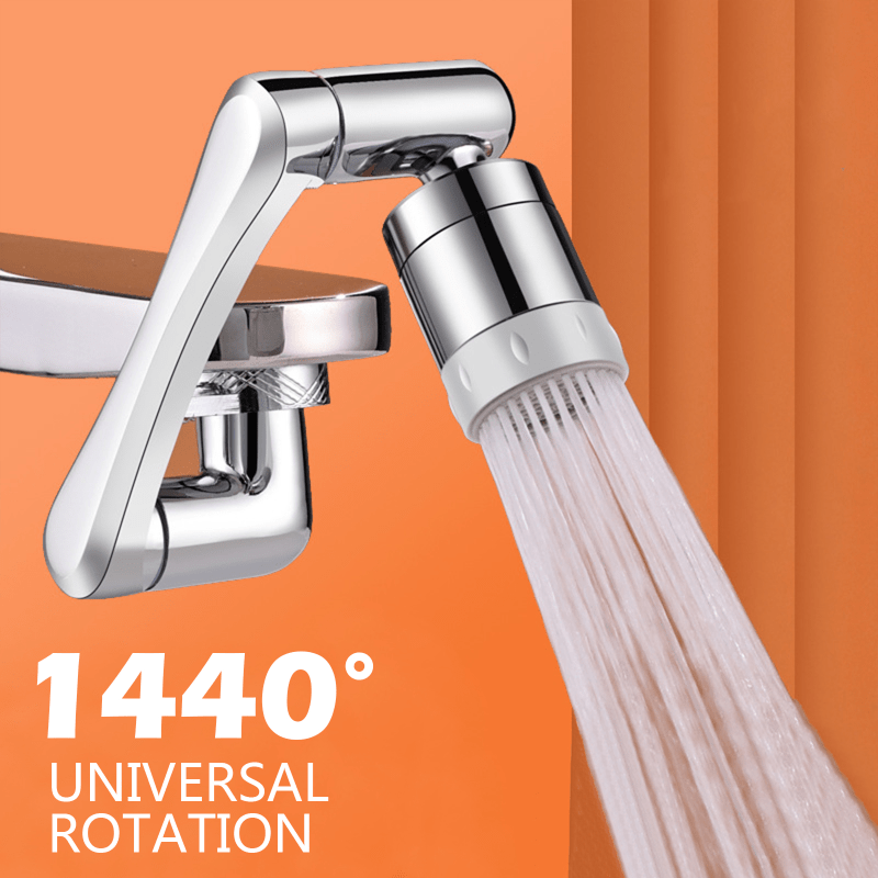 1pc Premium 1440° Copper Alloy Universal Swivel Faucet Spray Head