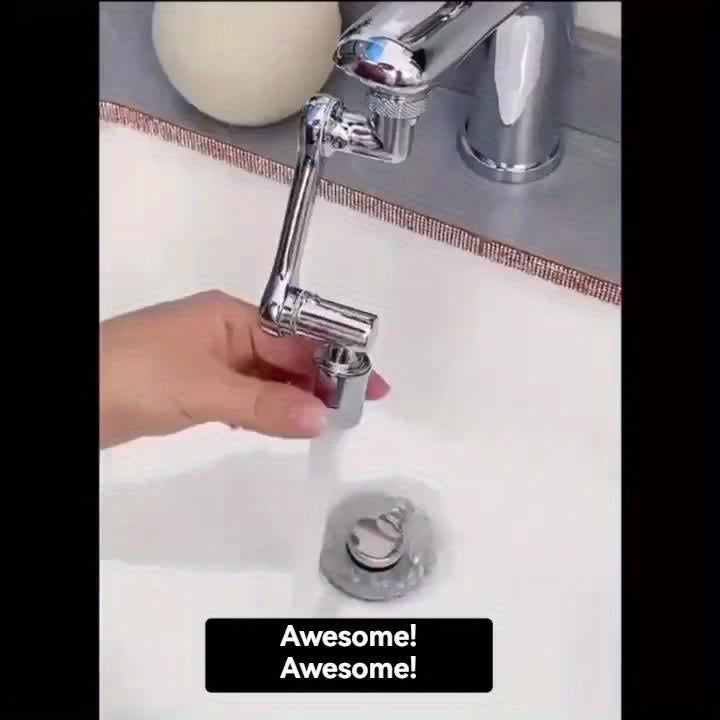 1pc Premium 1440° Copper Alloy Universal Swivel Faucet Spray Head