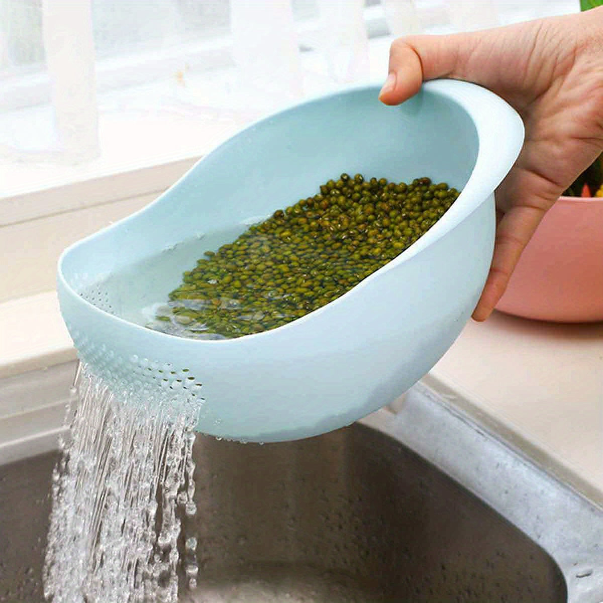 Kitchen Washing Basket Basin - Drain Water, Wash Rice