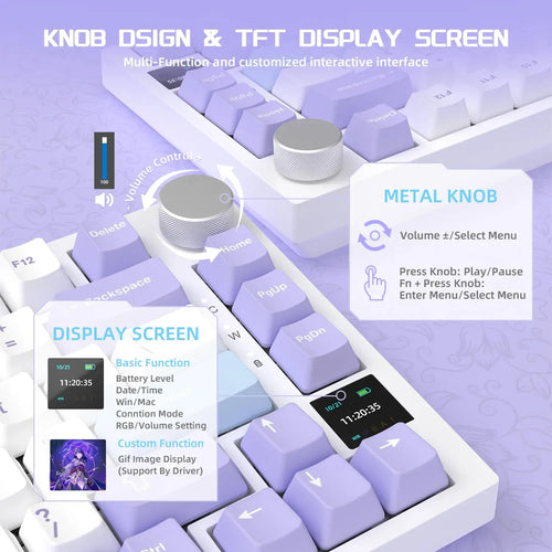 75% Wireless RGB Keyboard by AJAZZ