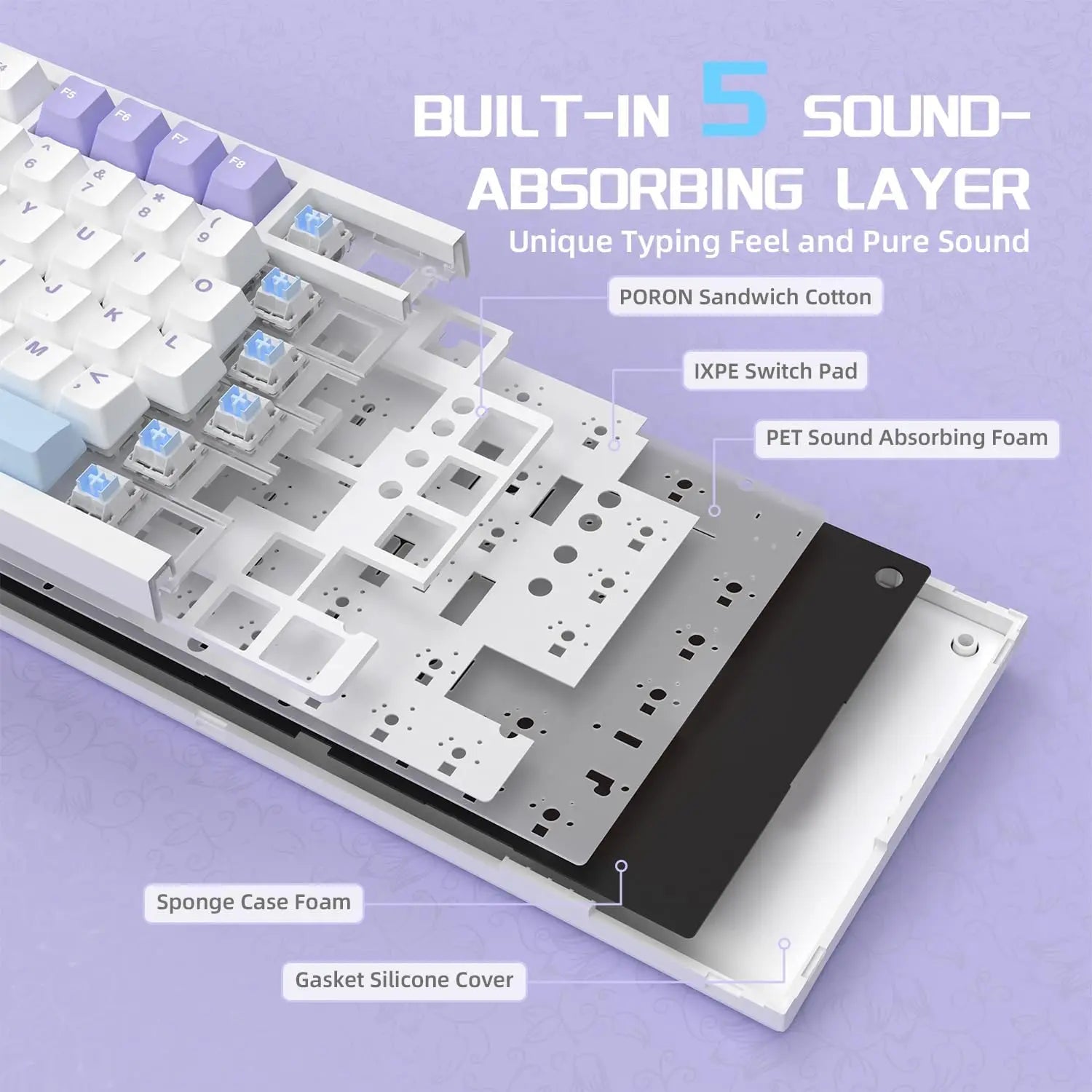75% Wireless RGB Keyboard by AJAZZ